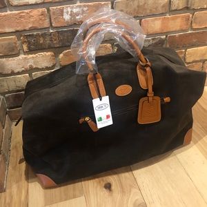 Brics Subaru leather  22” duffle